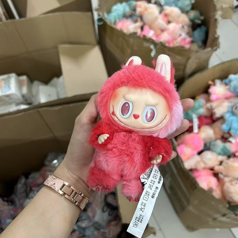 1 1 Replica P0P Mart Labubus Doll With QR Code LABUBUS V3 V2 V1 The Monsters Big Into Energy Series Blind Box Have a Seat Keychain Kids Gift