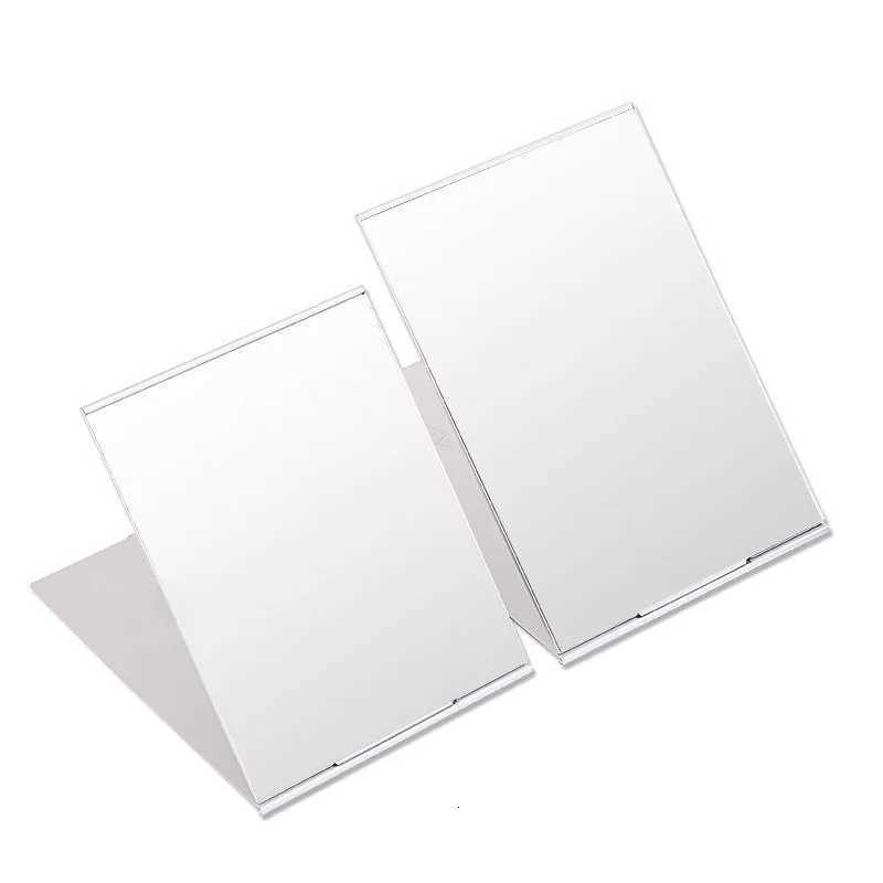 Aluminum Folding Portable Mirror Makeup Mirror Lash Mini Bag Pocket Portable Mirror Foldable Compact Cosmetics Tools HUAZJ12T251213