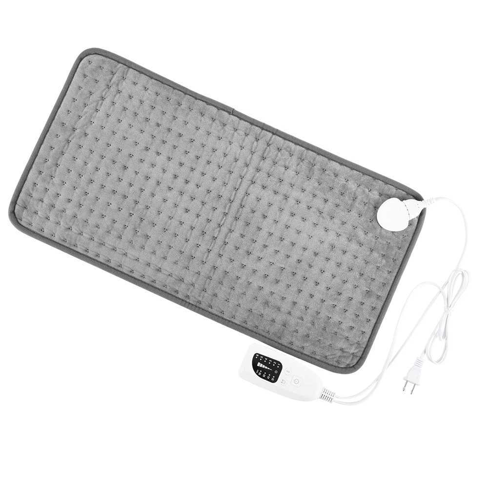 Soft Washable Thermal Electric Heating Pad Blanket For Shoulder Legs Feet Hands Abdomen Winter Warming Heated Mat 6 Levels Gray Y251212