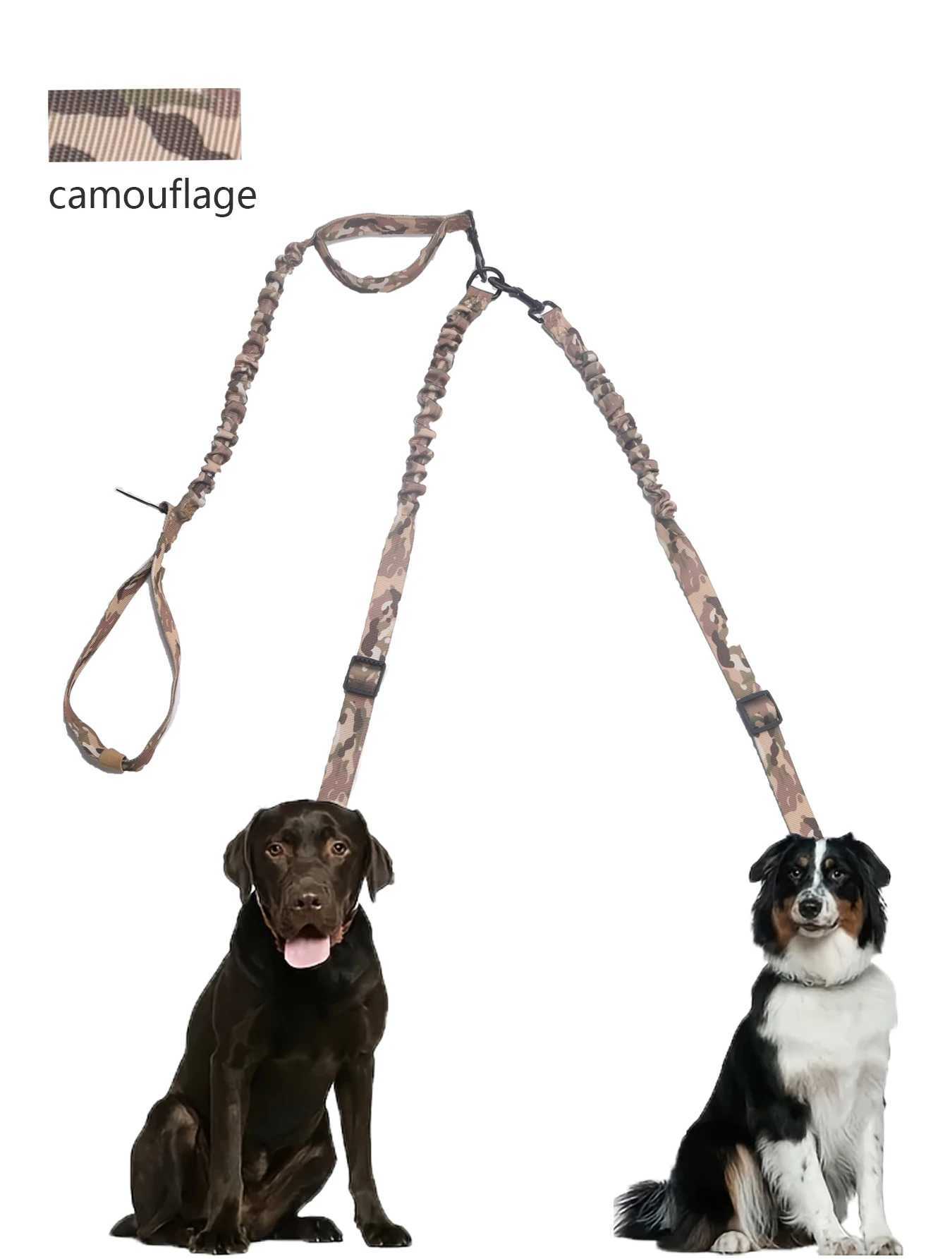 Reflective Large Dog Leash Elastic Tightness Small Cat Harness Set Tactical Vest Double Pet Use Medium Dog Harness Accessories M251213