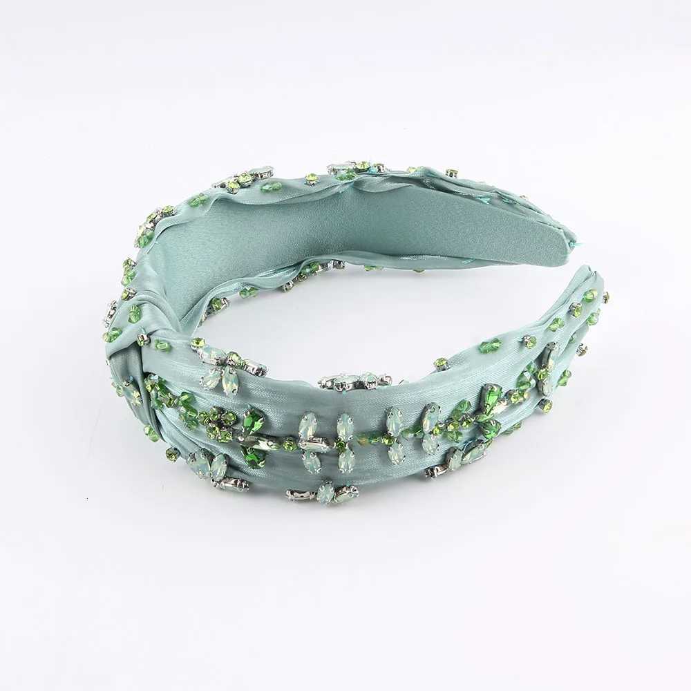 New Luxury Bohen Hair Accories band Crystal Bow Baroque Haiand Center Heaear For Wen Wedding 197 Y251213