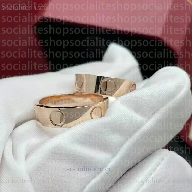 AAA Ring & Gift Box Luxurys Designer Ring For Women Classic Fashion Exquisite Love Rings Trend Band Simple Personality Style Romantic Jewelry Holiday Gift Good Nice