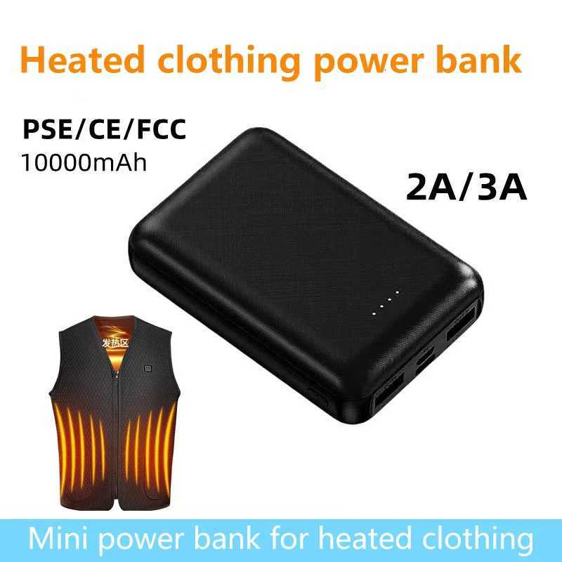 10000mAh Heated Vest with Built-in Power Bank Uninterrupted Power ply 5V/2A for All-Day Wth Portable Charging Jacket H251213