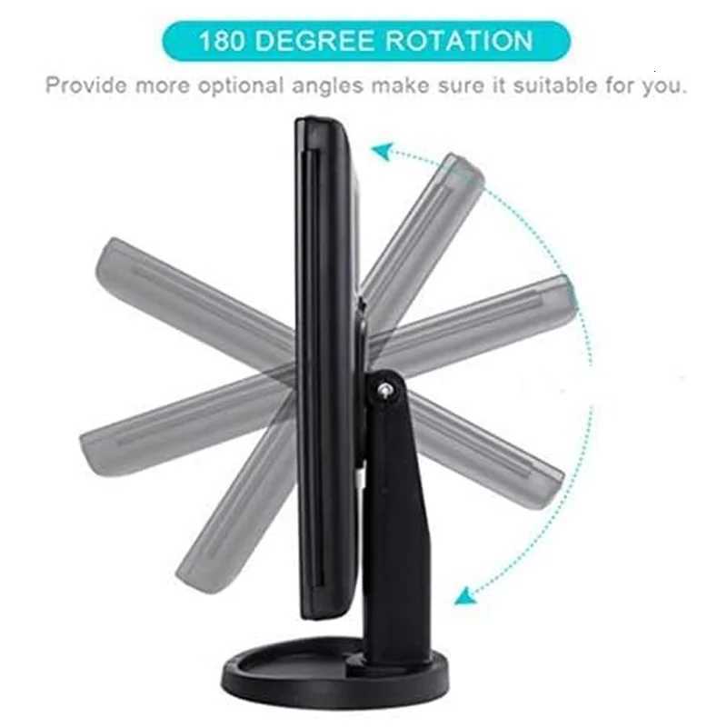 Makeup Vanity Mirror With Lights Adjustable Brightness Mirror With 1x/2x/3x Magnification And Touch Screen Trifold Makeup MirrorT251213