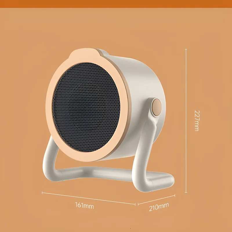 Electric Heating Fan Desktop Vertical Energy-Saving Heater Circulator Overheating Rapid Warmth for Bedroom/Office/Living Room Y251213