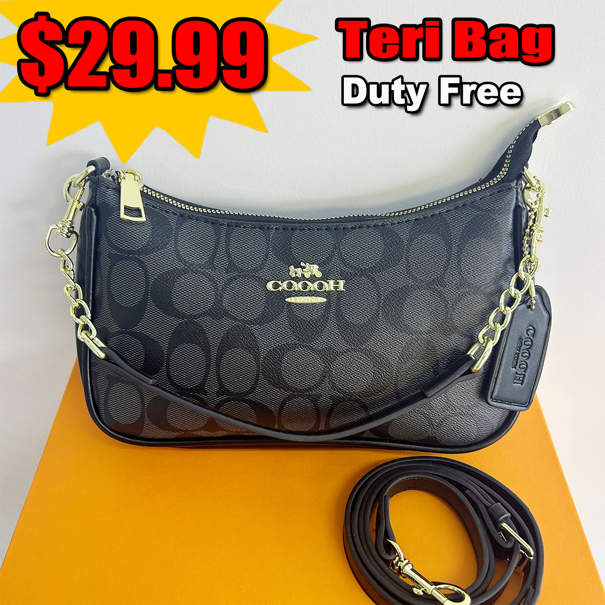 Teri Bag Designer Bag Shoulder Bag Classic Retro Flower Crossbody bag Luxury Bag High Quality Women's handbag Purse Fashion Hobo Chain bag Canvas Underarm Bag Mini Bag