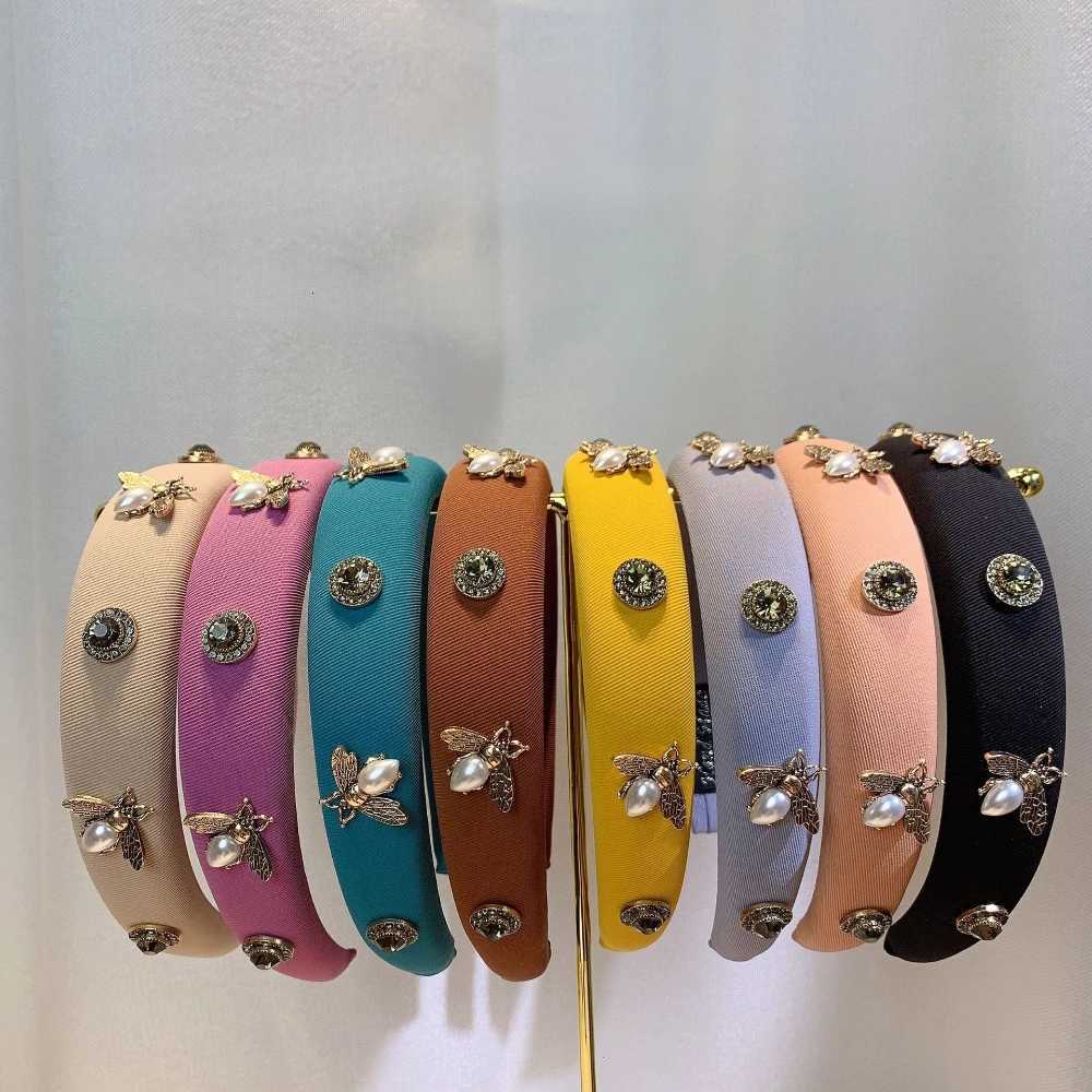 New Elegant Rhinestone Bee Haiand Fashion piece Hair Hoop Party Heaear Korean Hair Accories for Wen Y251213