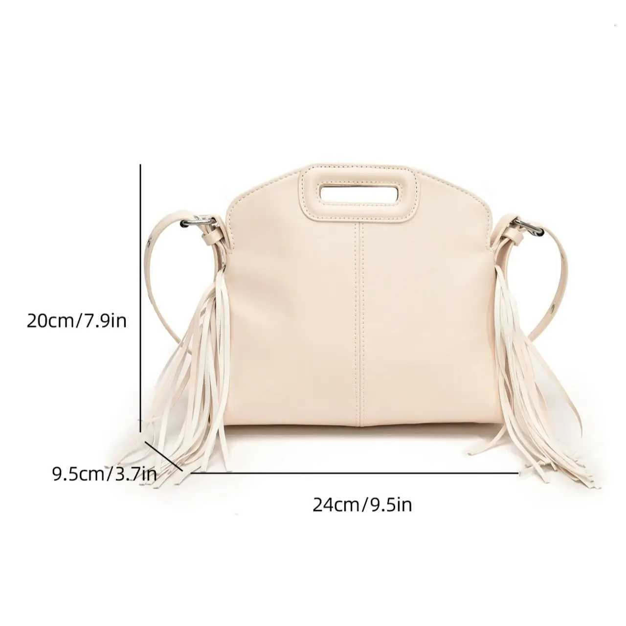 Fashion Womens Crossbody Bag High Quality Shoulder Bag Large Capacity Womens Wallet Phone Bag Solid Casual Tassel Bucket BagT251213