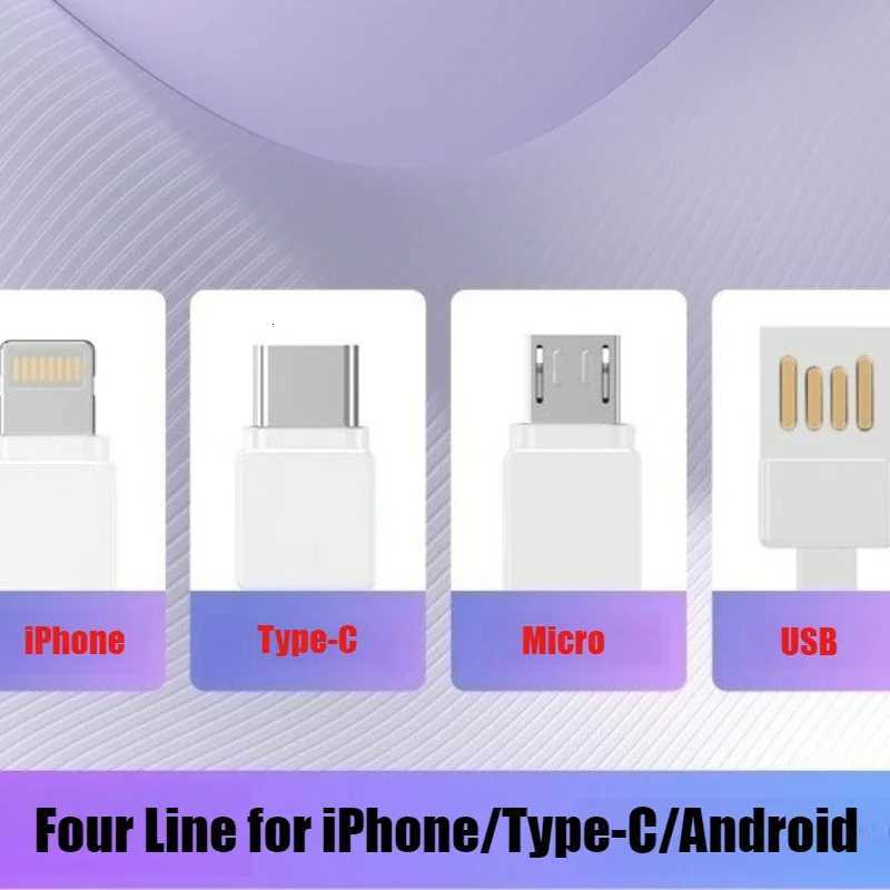 50000mAh Travel Power Bank Set with Charging Cable Fast Charging Portable External Battery for iPhone Series H251213