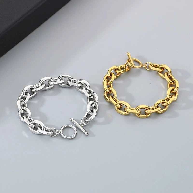 Mens Stainless Steel Link Chain OT Clasp Chain for Men M251213