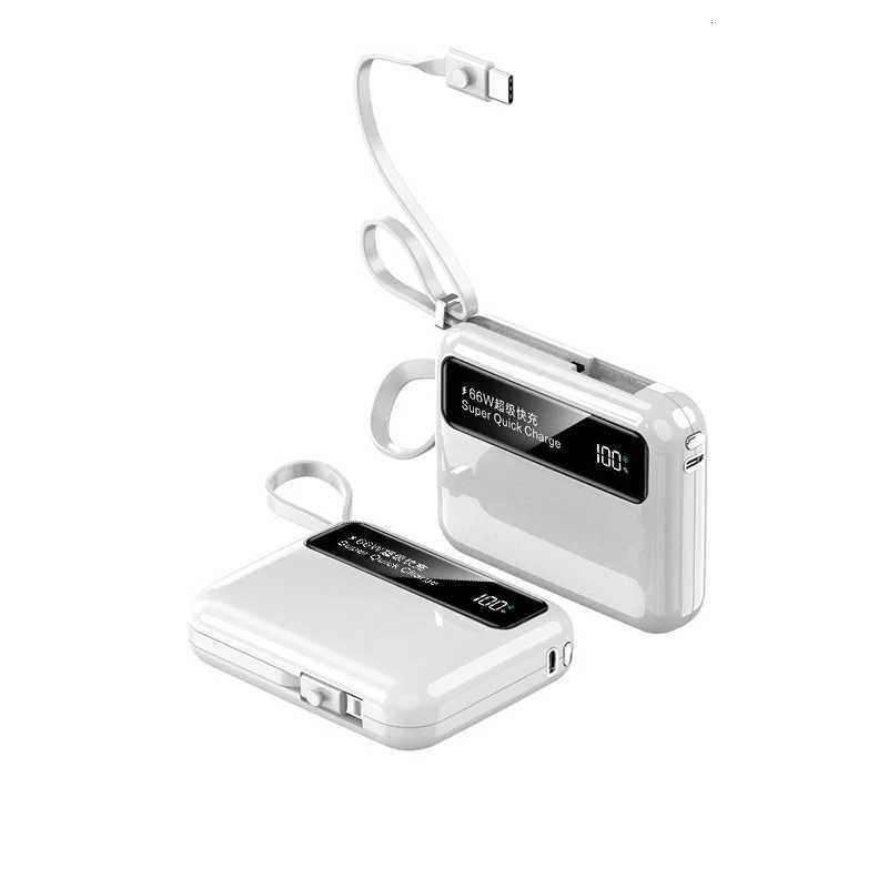 Mini self-contai cable large-capacity mobile power ply 20000mAh PD66W er fast charging power bank H251213