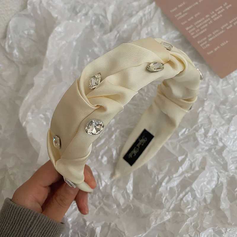 Wen Girls Satin Scrunchies Rhinestone Haiand band Adt Hair Accories Hair Jewley Y251213