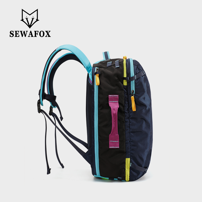 Sewafox Unisex Casual Backpack Short Distance Travel Hiking Backpack Outdoor Lightweight Sports Backpack