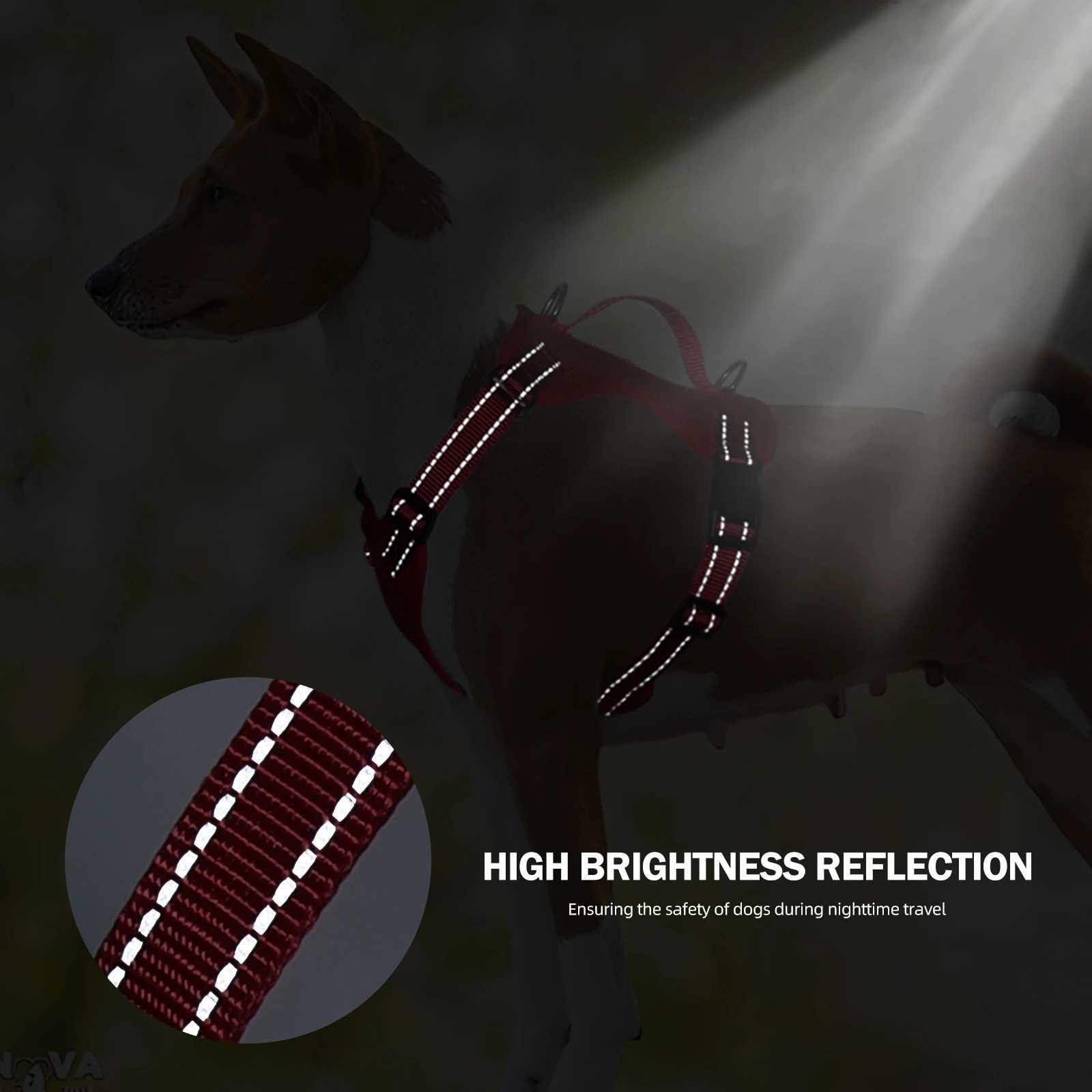 Dog Leash Harness Set Pet Reflective Bichon Frise Small Medium Dog Vest Harness Lead Outdoor Rope Walking Gear French Bulldog M251213