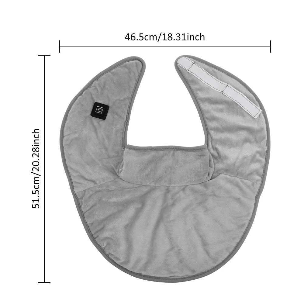 Electric Heating Shoulder Neck Pad Winter Soft Hot Compress Back Shawl Thermal Mat USB Heated Back Wrap Office Warmer Blanket Y251212