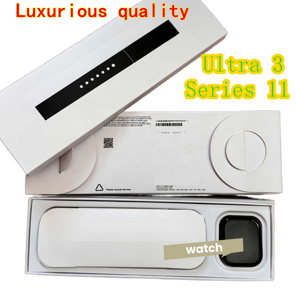 2025 newest Luxury quality Smart Watches 11 s10 watch Ultra 3 series 10 Men Tracker Health Monitoring Bluetooth Call 100+ Sports Mode IP68 Waterproof Smartwatch Women