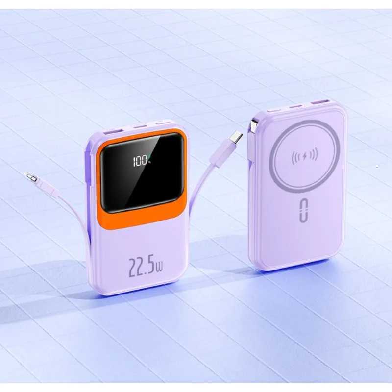 Magnetically-attracted Wireless 225W er-fast Charging Power Bank Portable Mini Power Bank H251213