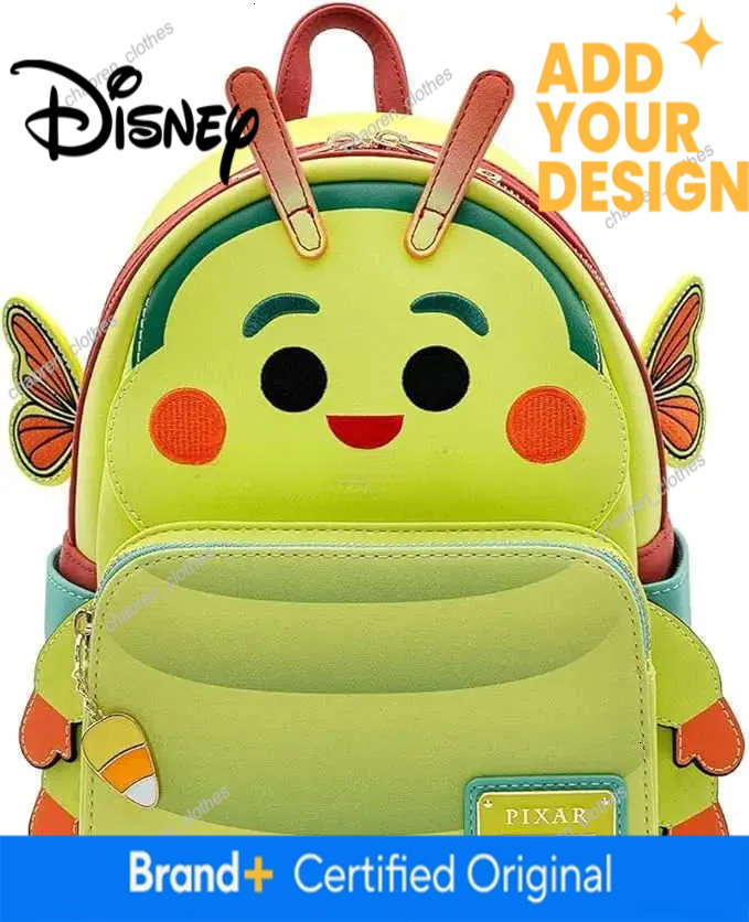 Disney Bugs Life Heimlich Cosplay Mini Primary School Backpack Girls Shoulder Outdoor Leisure Bag X2504121