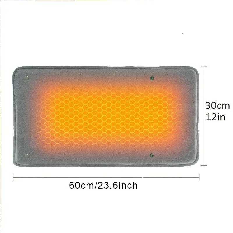 New Graphene Quick Heating Warming Pad with Adjustable Temperature and Timing USB Power Supply Office and Home Warming Handbags Y251212