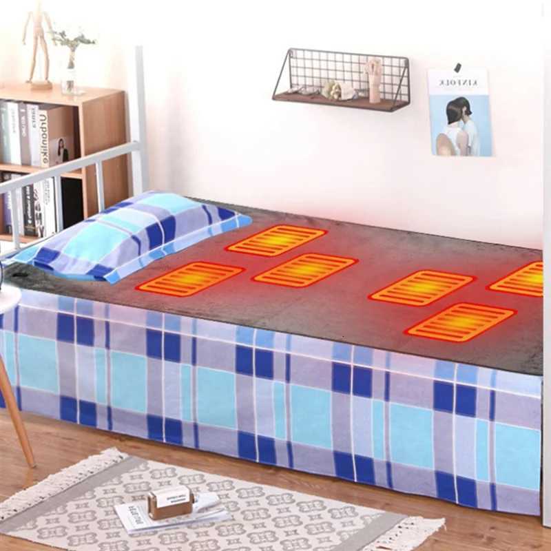 Electric Heating Blanket USB Heater Blanket Plush Winter Warm-Up Adjustable Temperature Timing Heating Pad 80X160 Cm-ABHG Y251212