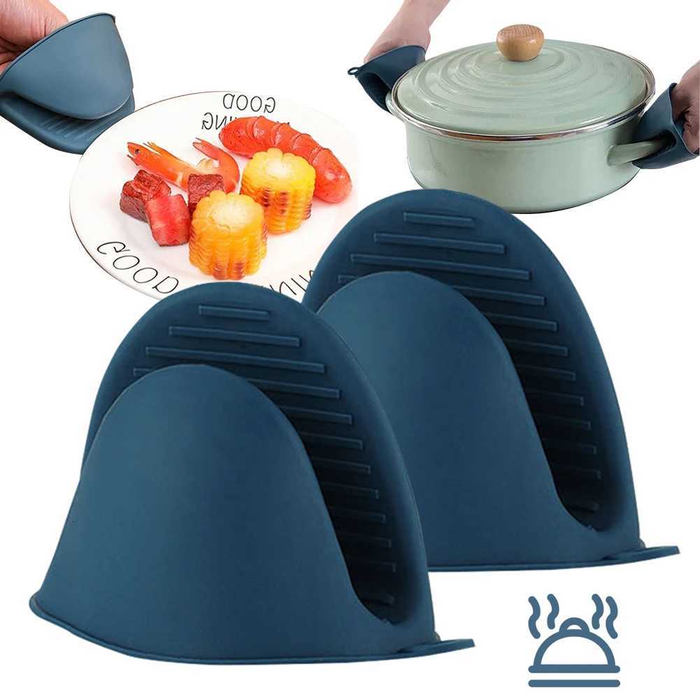 Oven Mitts Mini Oven Mitts Silicone Potholders Rubber Oven Glove Cooking Pinch Mitts Potholder for Kitchen Cooking Baking H251212