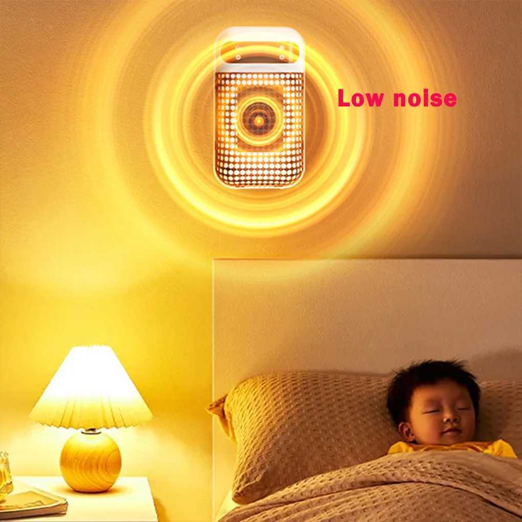 Wall Outlet Heater Plug-in Portable Household Electric Warmer Small Bathroom Heating Fans Home Heater with Remote Control Y251213