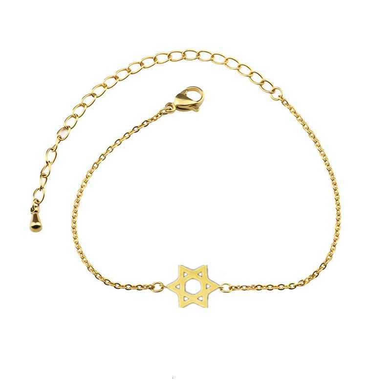 Stainless Steel Israel Star Of David s For Women Best Friend Je Hand catenary Bileklik Erkek Anillos Jewelry M251213