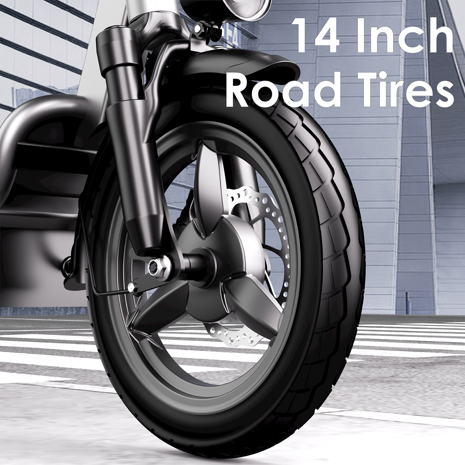 HEZZO T3 Durable Escooter 48V 750W 14Inch Powerful Electric Commute Scooter With Basket 150Kgs Load 15Ah Foldable Electric Kick Scooter