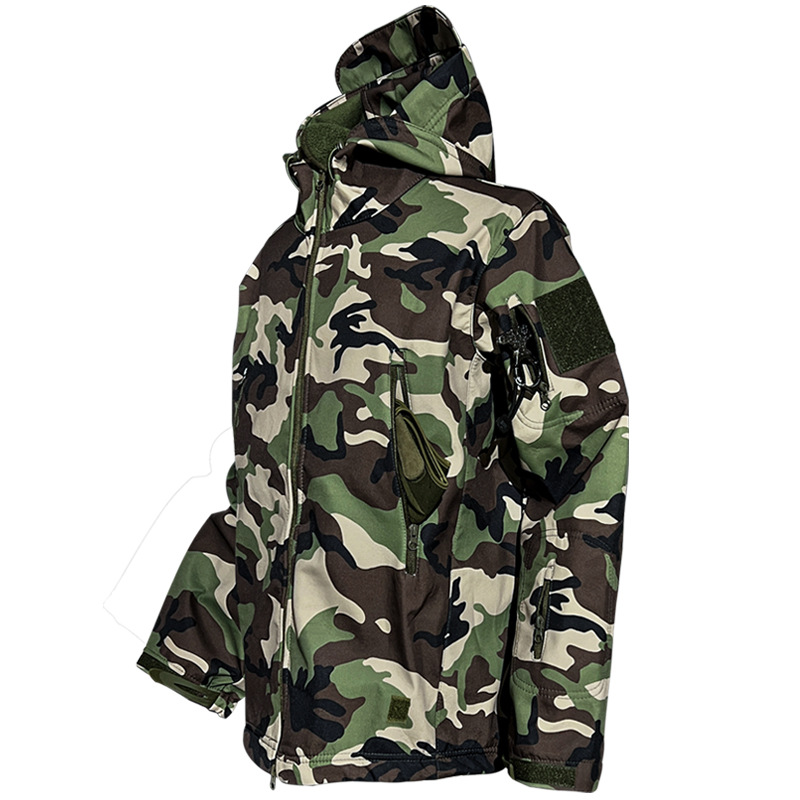 Solid color plus size Men's Clothing designer Jackets Charge jacket men's style waterproof military fan suit windbreaker cold proof suit out