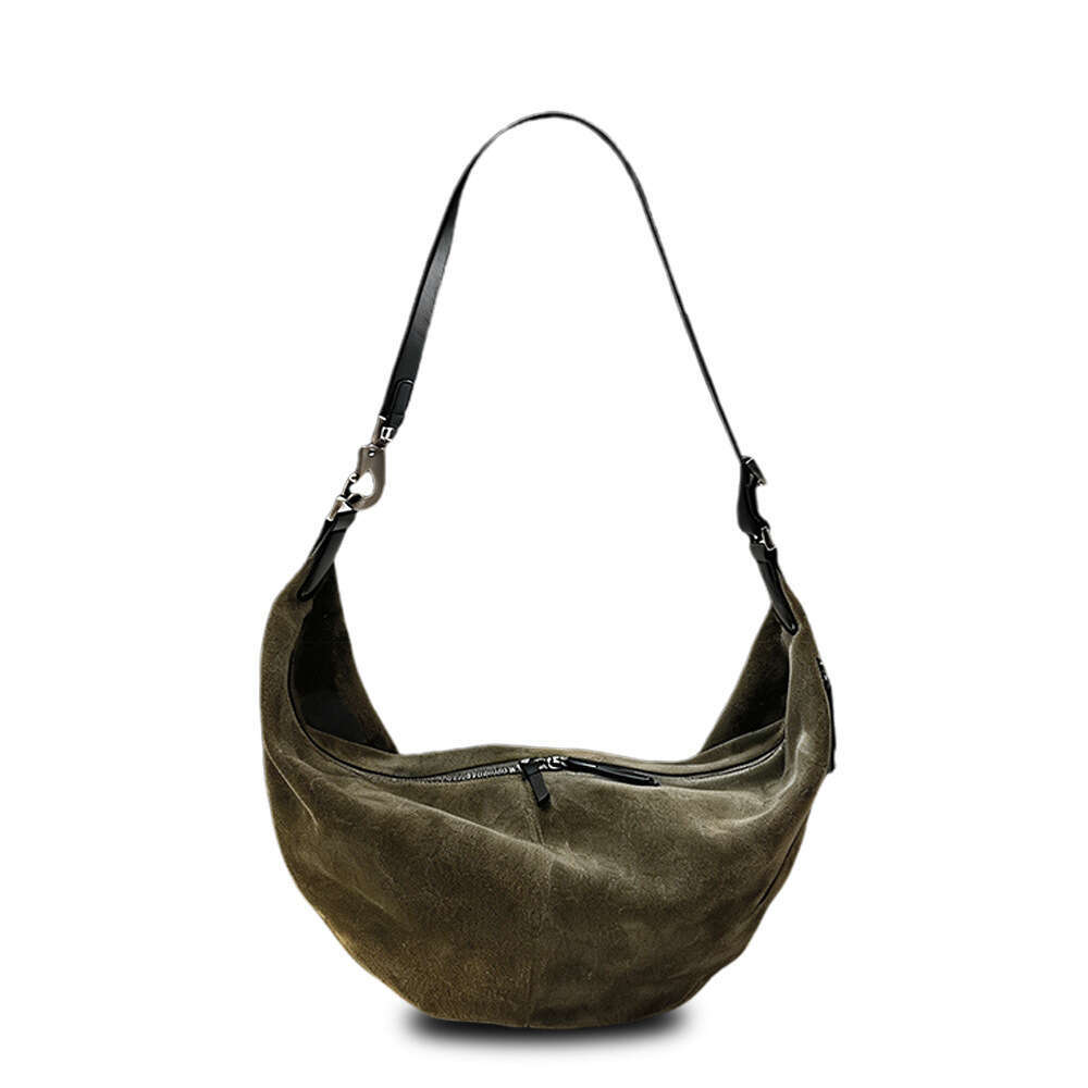 Luxury Bag Designer Bags Totes Hobo Cross Border Matte Suede Leather Arrow Tube Korean Fashion Niche Horn Commuter Versatile Single Shoulder Crossbody