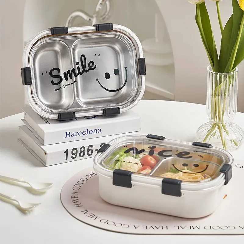 304 Stainless Steel Lunch Box Insated Bento Box For School Kids Off Worker Microwae Heating Lunch Food Container H251213