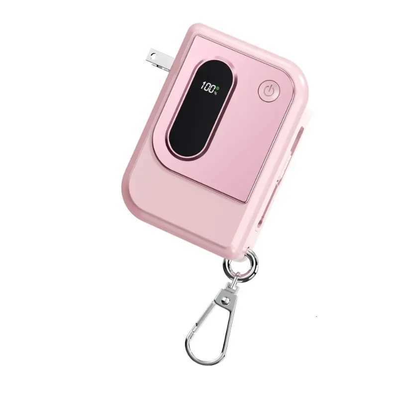 Wall-Plug Power Bank 10000mAh 35W Fast Charge with Retractable Cable Buckle Plug Charge Instantly Cable- for Travel H251213