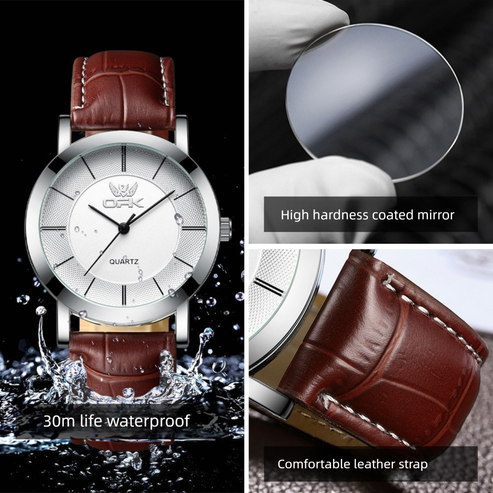 OPK Designer Men's Watches: Casual And Versatile, Free Shipping For Outdoor Sports, Simple And Fashionable, Waterproof, Luminous Quartz Men'