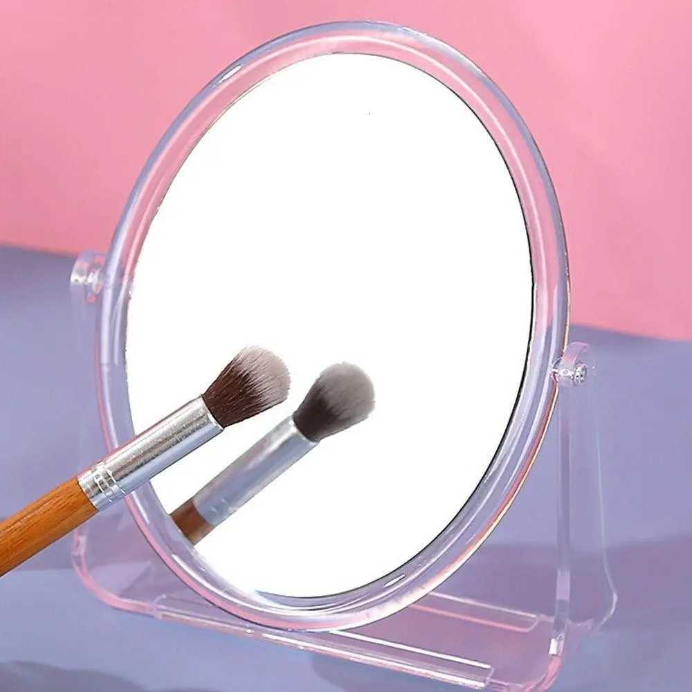 Fashion 360 Rotating Cosmetic Mirror Double Sided with Stand Dressing Mirror High-definition Beauty MirrorT251213