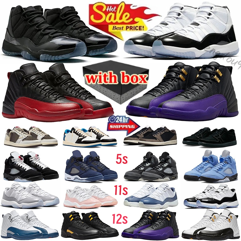 Deigner 4 5 1 Baketball Shoe 12 11 Men Women Sneaker Military Black Cat Metallic Flu Game Bred Fear Fire Sail Red Thunder White Pink Men Trainer