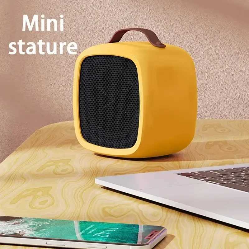 Home mini multifunctional air heater silent powerful small square heater fast heating fan office desktop electric heater Y251213