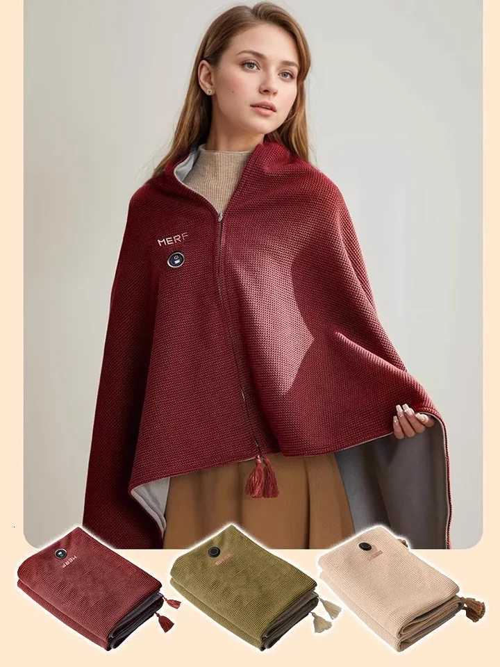 Graphene Heating Warming Blanket Warming Blanket Heating Shawl USB Washable Leg Cover Shawl Electric Blanket No Power Y251212