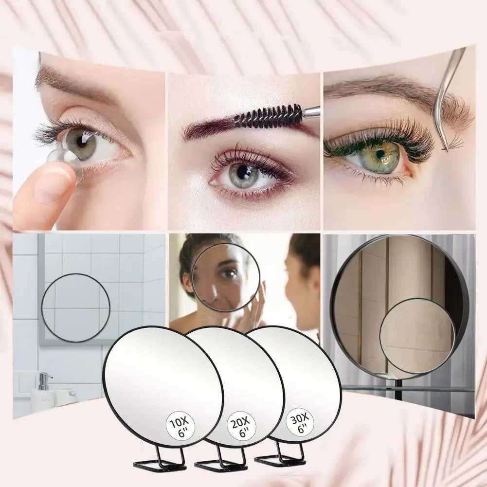 Magnifying Mirror 10X/20X/30X Magnification Handheld Makeup Mirror Portable Beauty Tool Cosmetic Mirror for Home TravelT251213