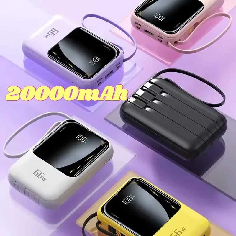 2025 New 20000mAh Mini Power Bank 66W er Fast Charging Portable External Battery Power Bank for IPhone H251213