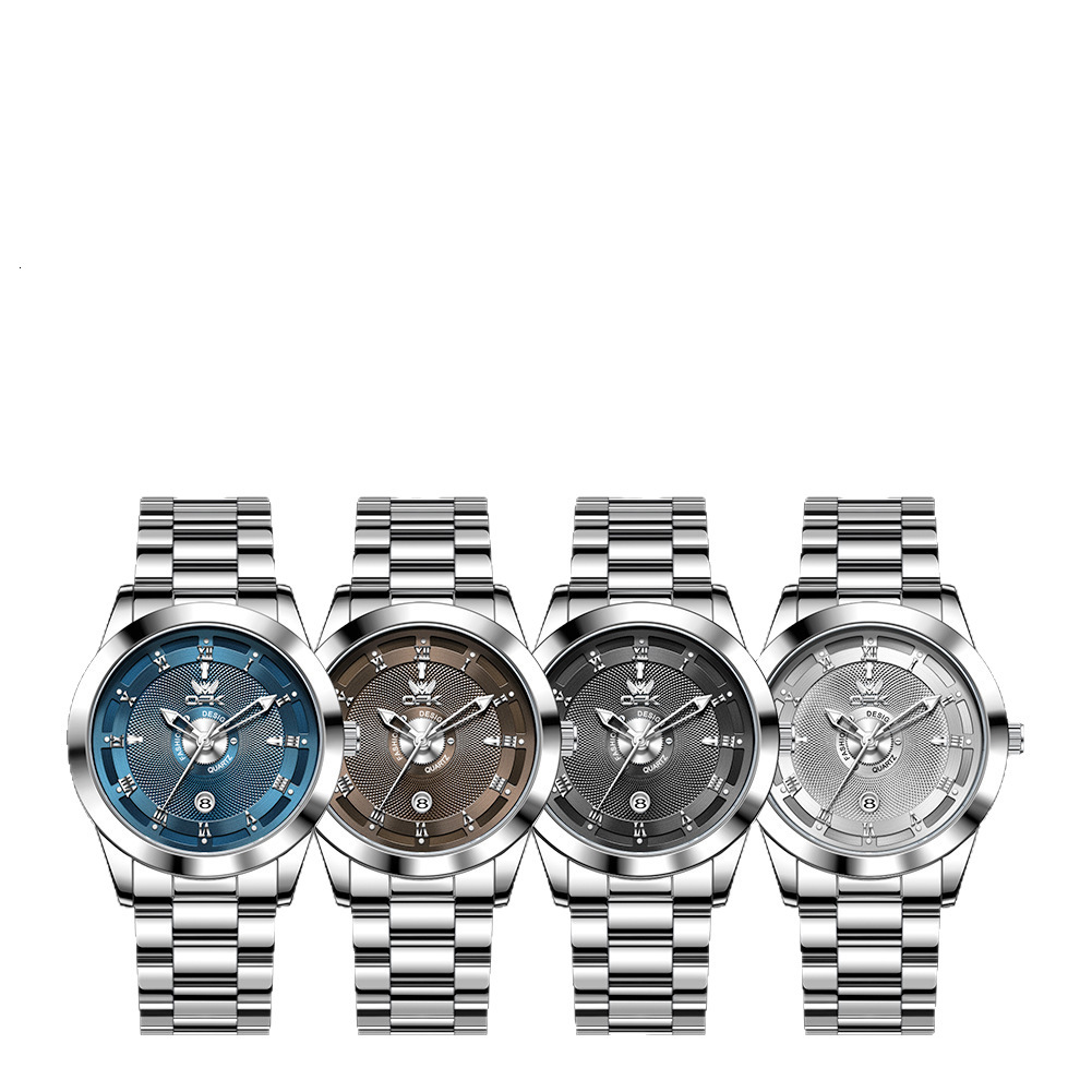 OPK Designer Men's Watch Waterproof Luminous Calendar Commercial Quartz Watch Simple And Fashionable Outdoor Sports Free Shipping Batch Watch
