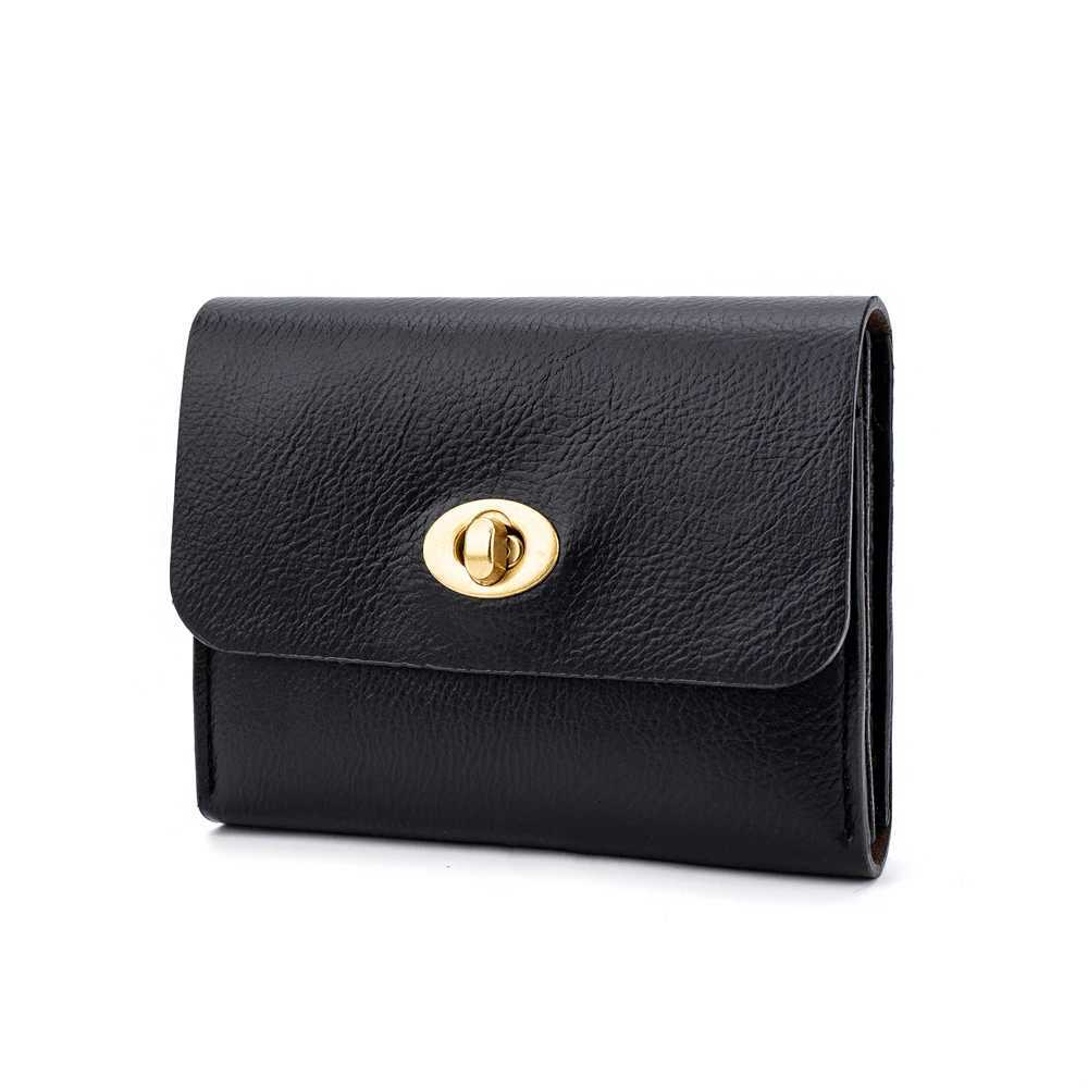 Solid Color PU Leather Wallet for Wen Large Capacity Snap Butt Coin Purse with Mti Card Slots Minimalist Purse Y251213