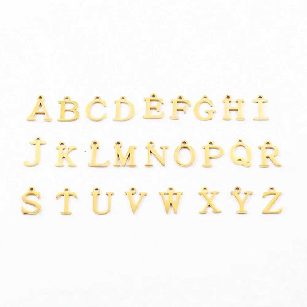 Classic A-Z Letter s For Women Gold Plated Stainless Steel Initial Heart Toggle Clasps Valentines Jewelry Gift M251213