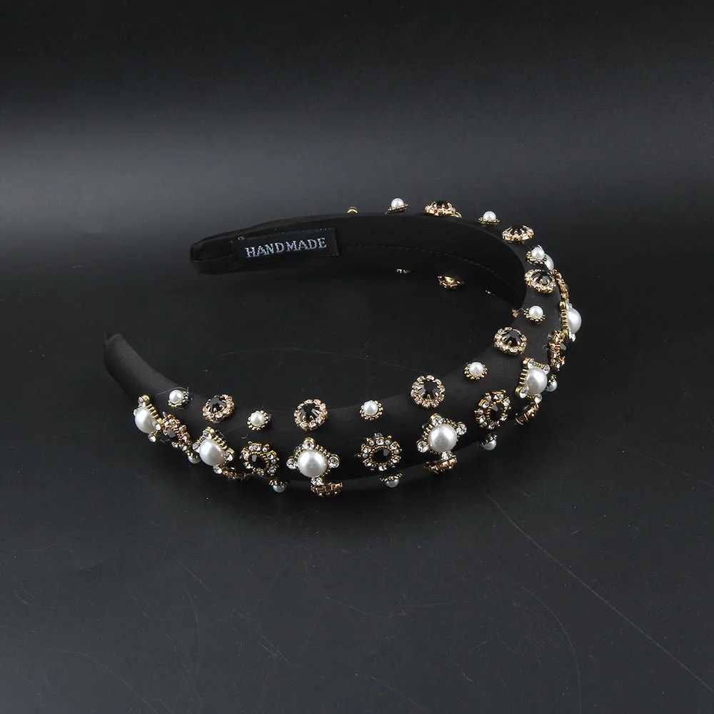Baroque Padded Hair Bands Bridal Hair Accor Tunning High-Top Shiny Hair Accory Luxurious Hair Accories For The Ball 79 Y251213