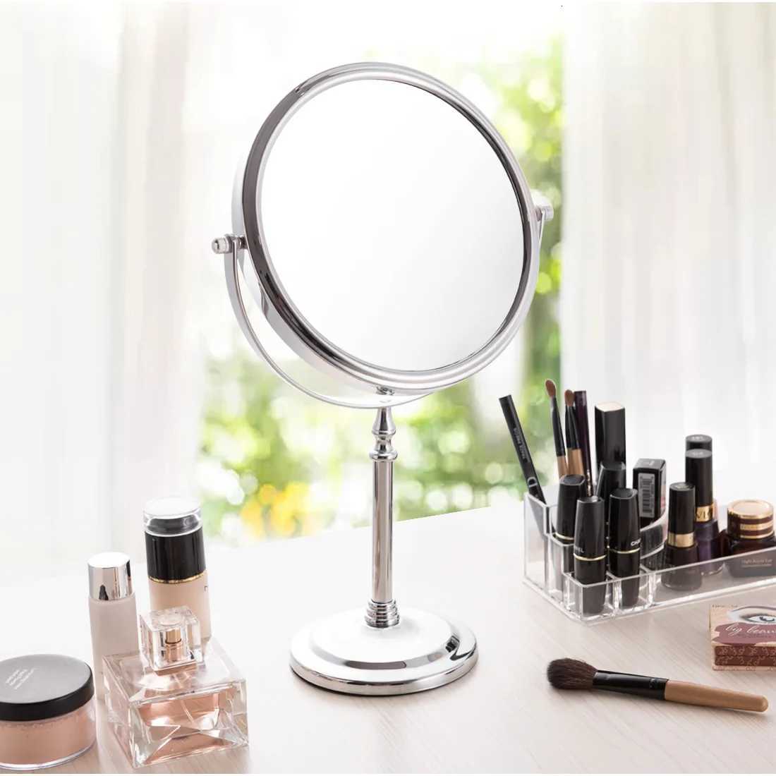 8 Inch 5X 7X 10X Magnification Makeup Mirror 360 Rotating Professional Desktop Cosmetic Mirror 8 Double Sided Magnifier standT251213