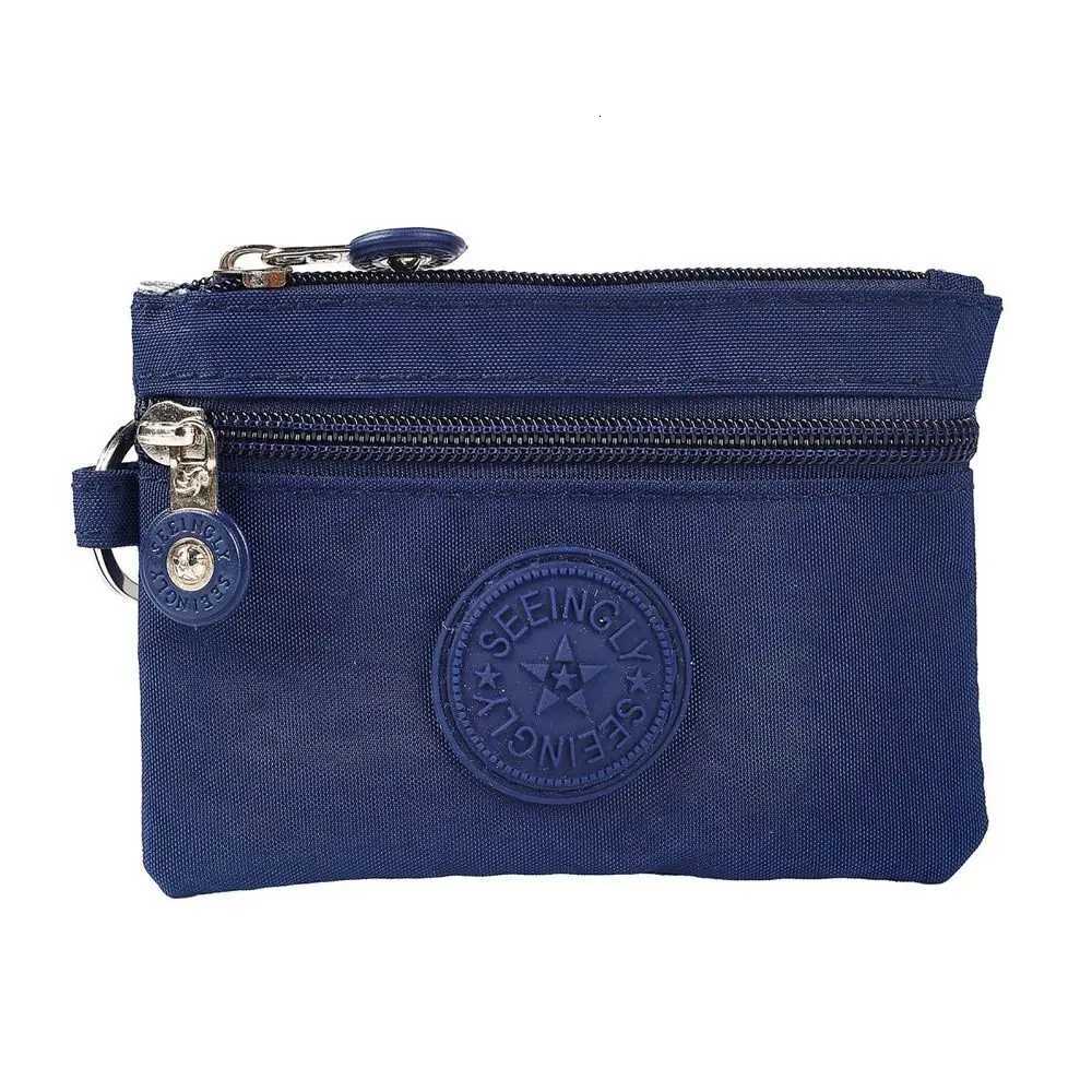 Canvas Mey Coin Purse 2024 New with Key Ring Waterproof Holoder Wear-resistant Wallet Mey Bag M Fem Y251213