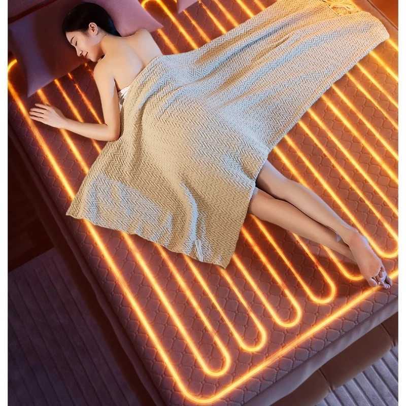 Electric Heated Blanket Soft Plush Fast Heating Dual Zone Remote Auto Shutoff Queen King Size Machine Washable Manta Para Cama Y251212