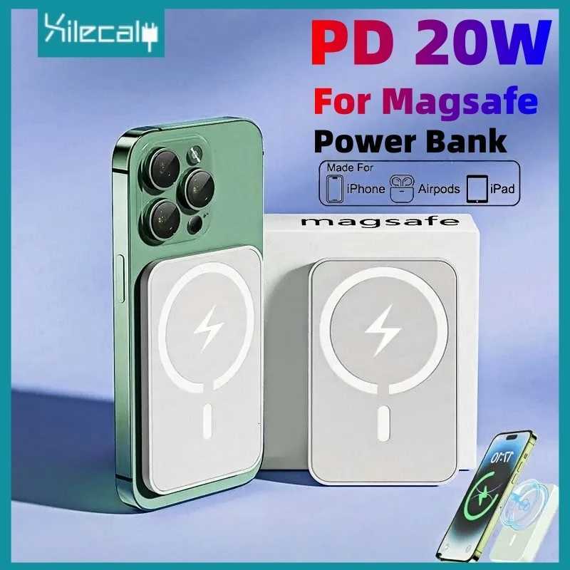 Xilecaly For Power Bank Magnetic Wireless Power Bank For iphone 17 16 15 PortableCharger External Auxiliary Battery Pack H251213
