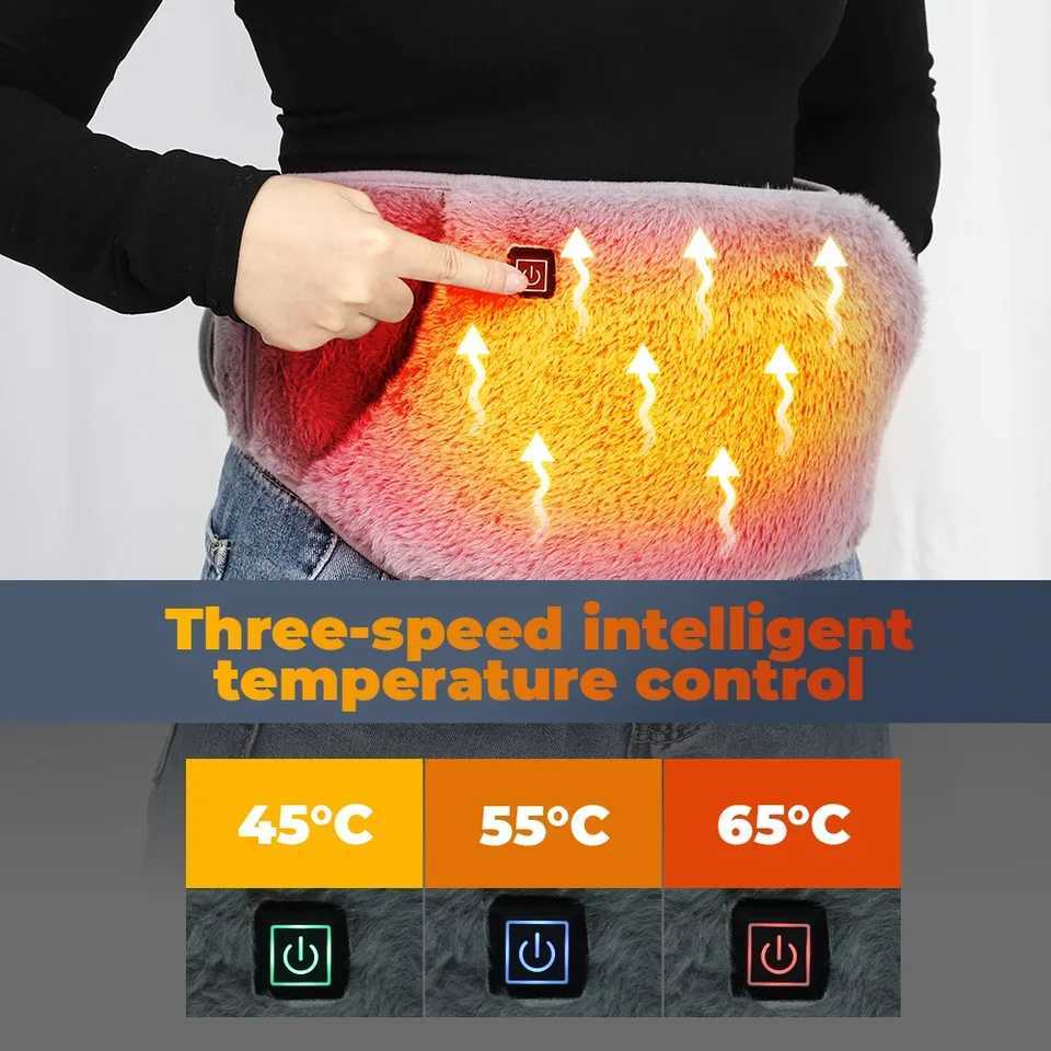 Cold-Proof Uterus Warming Belt Electric Heated Waist Warmer Cold Protection Artifact Graphene Heating USB Charging Hand Warming Y251212