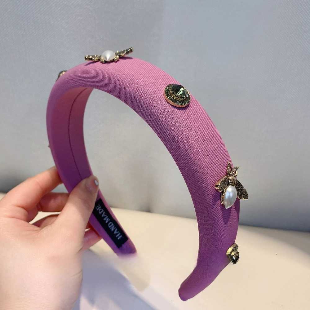 New Elegant Rhinestone Bee Haiand Fashion piece Hair Hoop Party Heaear Korean Hair Accories for Wen Y251213