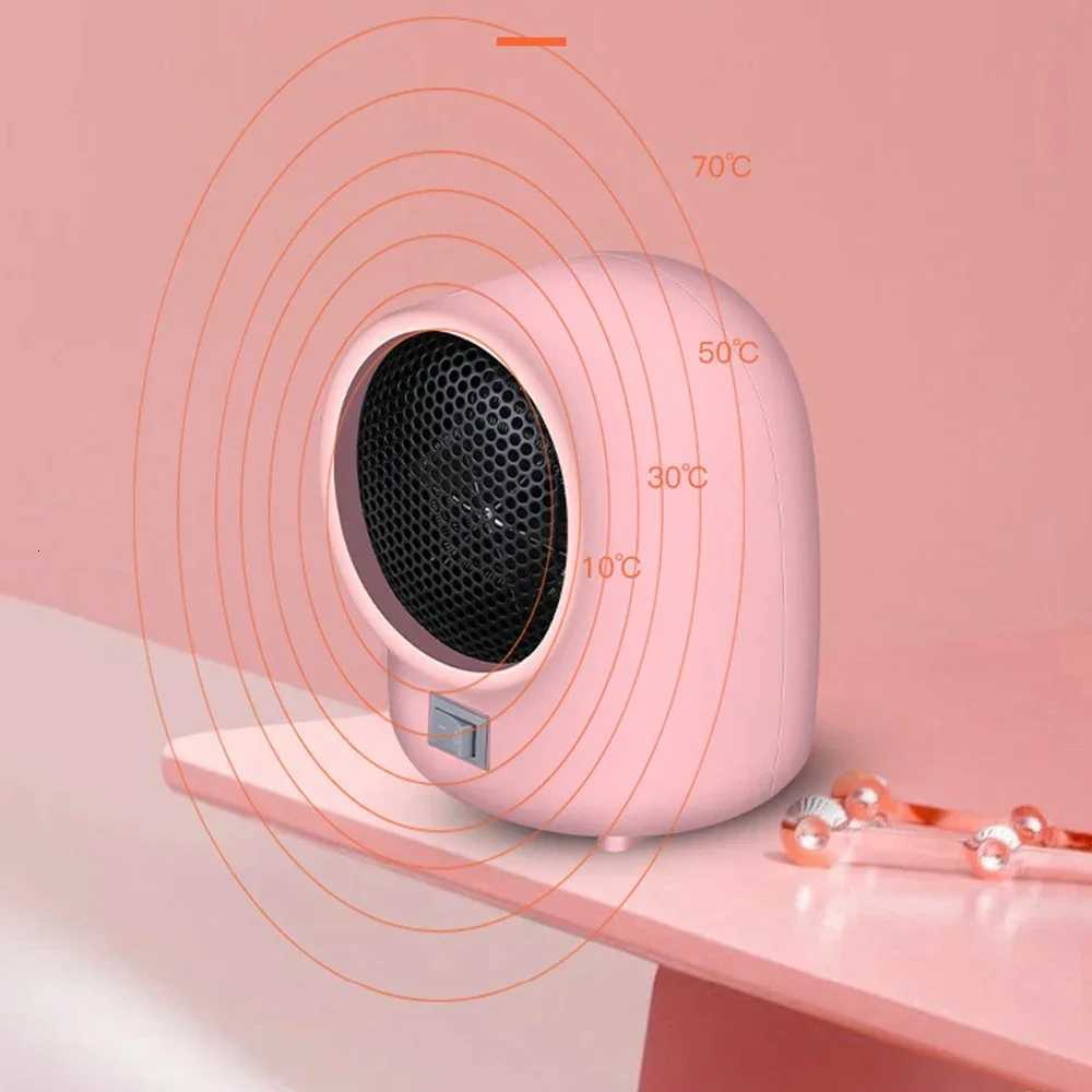 220V Hot Fan Heater Mini Electric Heater Desktop Quick Heating Home Portable Electric Heater For Home Office Warmer Hand Warmer Y251213